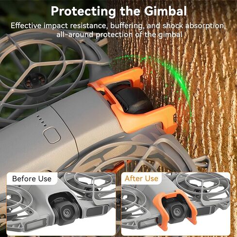 واقي حماية المروحة Neo 2 - واقيات حماية ضد الاصطدام 2 في 1 + واقي ممتص للصدمات لطائرة DJI Neo 2 بدون طيار، مجموعة ملحقات سريعة التركيب in Kuwait