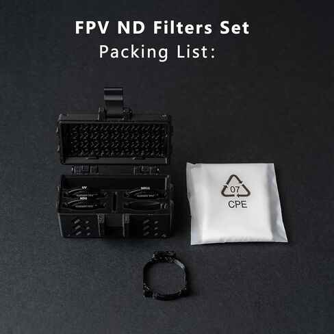 MEIVIFPV FPV ND مجموعة مرشحات لـ O4 Pro Air Unit Lens UV ND8 ND16 ND32 FPV عدسة الكاميرا لـ RC FPV Quadcopters Drone in Kuwait