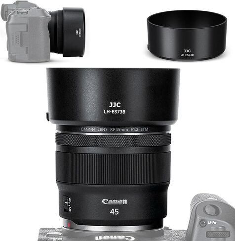 JJC ES-73B واقي ظل العدسة ذو الوجهين على شكل زهرة التوليب لكاميرا Canon RF45mm RF 45mm F/1.2 STM يحل محل Canon ES73B، متوافق مع مرشحات 67 مم وأغطية العدسات، بدون تظليل in Kuwait