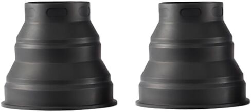 Universal Len-s Folding Hood Anti-Reflective Silicone Hood for DSLR Camera Photography Equipment Accessories (S Size 2 PCS) in Saudi Arabia