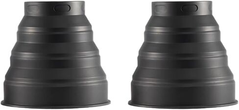 Universal Len-s Folding Hood Anti-Reflective Silicone Hood for DSLR Camera Photography Equipment Accessories (S Size 2 PCS) in Saudi Arabia