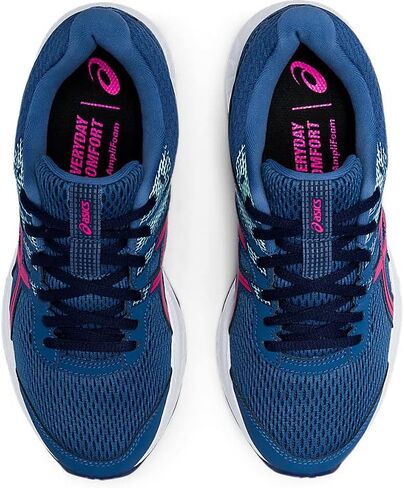 حذاء الجري Gel-Contend 6 للسيدات من ASICS، مقاس 11، Grand Shark/Pink GLO in Kuwait