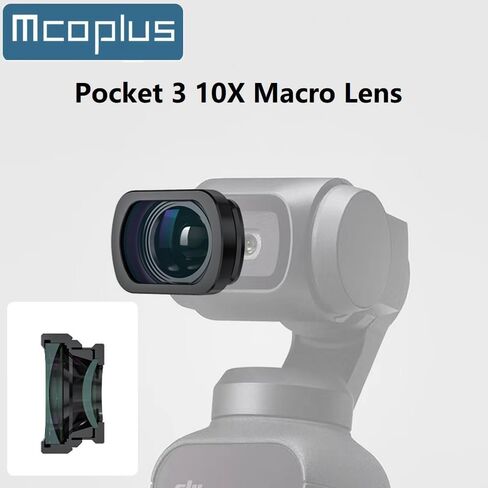 عدسة ماكرو Mcoplus-Osmo Pocket 3 10x (مغناطيسية) متوافقة مع ملحقات التصوير الفوتوغرافي الاحترافية لكاميرا الجيب DJI OSMO in Kuwait