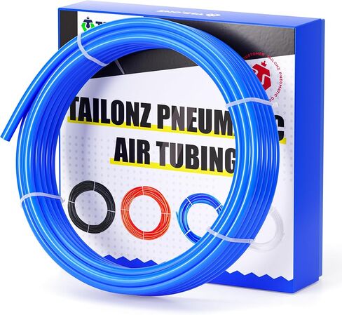 TAILONZ PNEUMATIC Blue 1/2 Inch OD 10 Meters PU Air Tube Pipe Hose Pu Air Hose for Air Line Tubing or Fluid Transfer Tubing in Kuwait