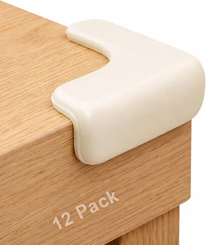 Corner Protector for Baby, 8 Pack EVA Foam Baby Proofing Corner Guards, Soft Y-Shaped Furniture Edge Protectors for Tables and Sharp Corners, Tear-Resistant Updated Design, White in Saudi Arabia
