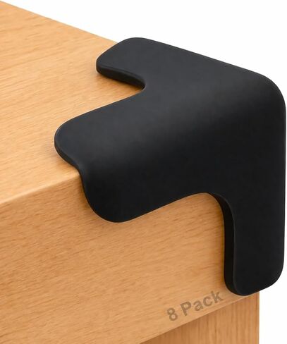 Corner Protector for Baby, 8 Pack EVA Foam Baby Proofing Corner Guards, Soft Y-Shaped Furniture Edge Protectors for Tables and Sharp Corners, Tear-Resistant Updated Design, White in Saudi Arabia