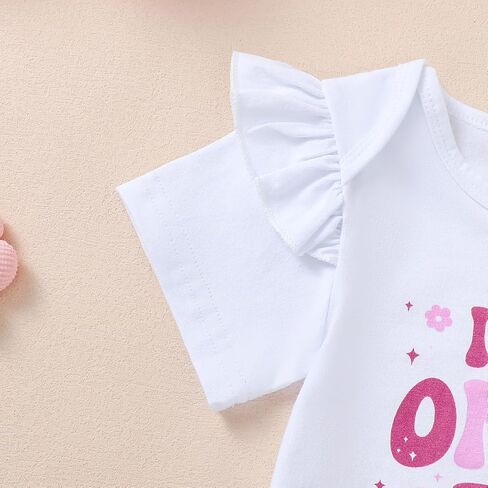 Baby Girl 1st Birthday Outfit Infant First Birthday Clothes In My One Year Old Era Short Sets in Saudi Arabia