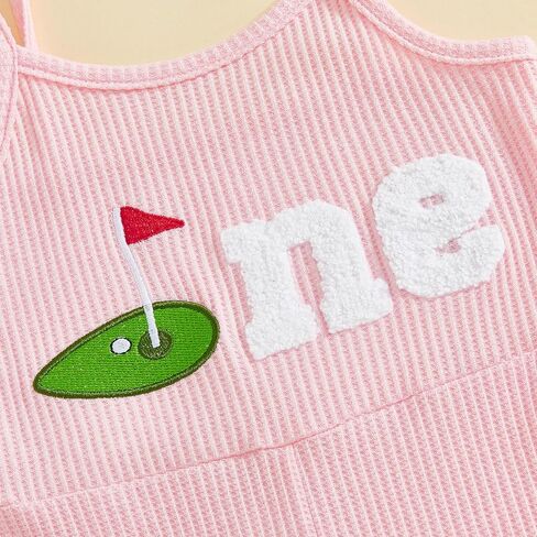 Kupretty Toddler Girl Overalls Baby Girl Summer Clothes Sleeveless Bell-Bottom One Piece Romper Jumpsuit Pants Cute Outfit in Saudi Arabia