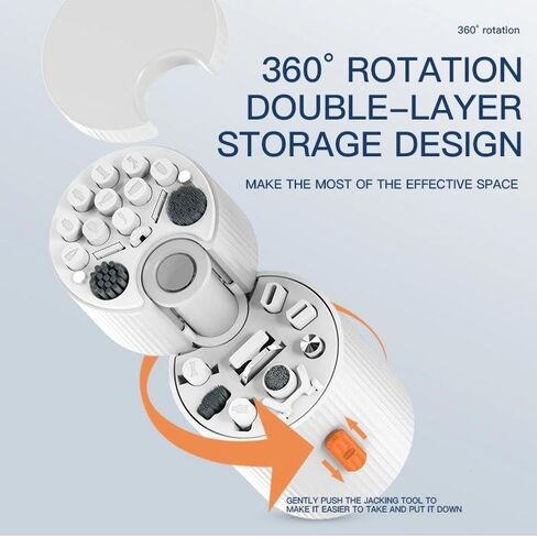 33-in-1 Electronics Cleaning Kit, Magnetic Keyboard Cleaner and Phone Cleaning Tool, Multi-Functional Screen Laptop Earbud Cleaner for iPhone AirPods PC Monitor Camera Lens(White) in Kuwait