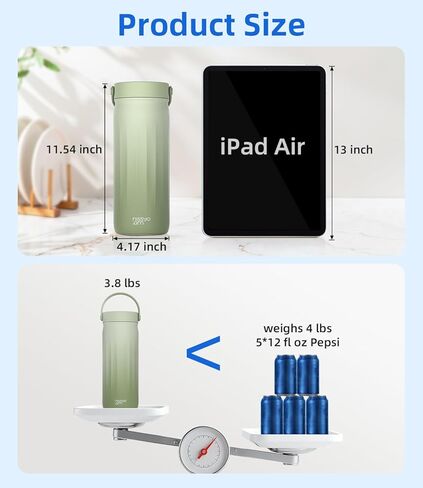 22oz Stainless Steel Breastmilk Cooler - 24Hrs Portable Breast Milk Chiller for Travel, Includes 2 BPA-Free Baby Bottles &10 Storage Bags, Leakproof Thermal Container for Working Moms, Green in Kuwait