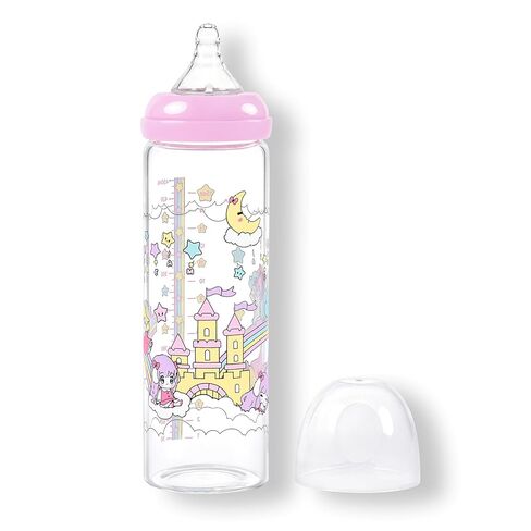 LittleForBig Adult Baby Bottle Ultra Printed Specialty Oversized Glass Feeding Fairy Littles in Dreamland Pattern in Kuwait