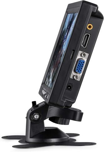 7 Inch HD Display, IPS 1024X600 Resolution Screen, Car Rearview Cameras Monitor with HDMI VGA, 2 Video Input for Backup Camera for Car DVD VCR PC Laptop Raspberry Pi in Kuwait