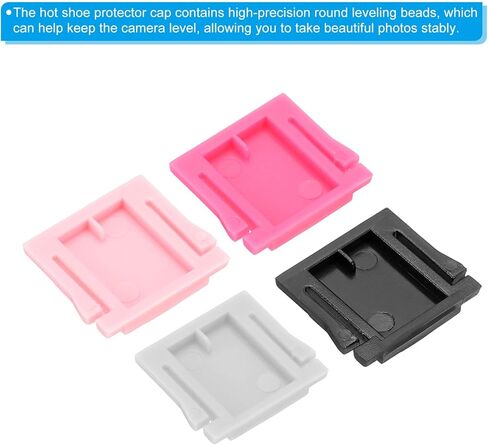 Universal Camera Hot Shoe Cover Cap, 12 Pack Hot Shoe Cap Hot Shoe Protector Plastic Suitable for Nikon for Fujifilm for Pentax DSLR/SLR Camera, Pink Black Red Grey in Kuwait