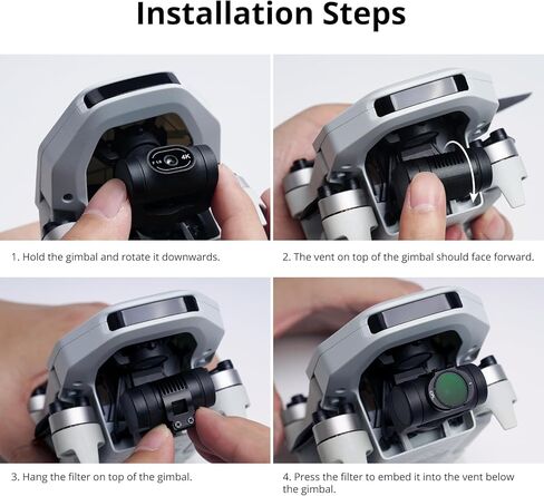 Potensic CPL Filter Compatible with Atom 2, Only for F1.8 Aperture, Drone Lens Accessory in Kuwait