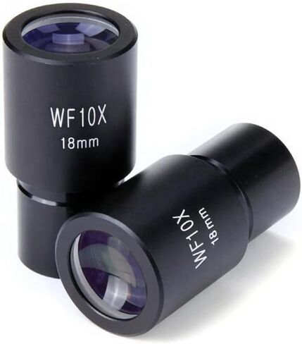 Microscope Accessories Kit WF10X/18mm 23.2mm Microscope Micrometric Graticule Eyepiece for Microscope Slides(NO.907 reticl) in Saudi Arabia