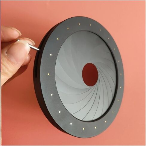 Mechanical Iris Diaphragm Adjustable Aperture 6mm-98mm Outer Diameter 130mm for Microscope Camera Adapter Monitor Condenser in Kuwait