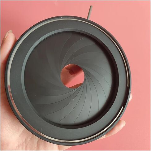 Mechanical Iris Diaphragm Adjustable Aperture 6mm-98mm Outer Diameter 130mm for Microscope Camera Adapter Monitor Condenser in Kuwait