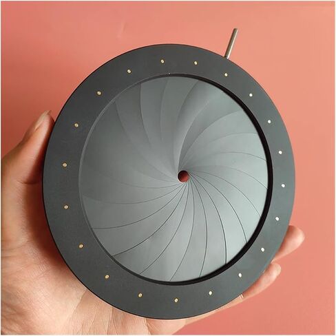 Mechanical Iris Diaphragm Adjustable Aperture 6mm-98mm Outer Diameter 130mm for Microscope Camera Adapter Monitor Condenser in Kuwait