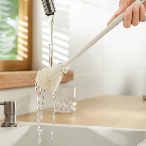 Long Handle Cleaning Cup Brush Household Multifunctional Suitable for Cups Mixing Brush Bottles Glassware in Kuwait