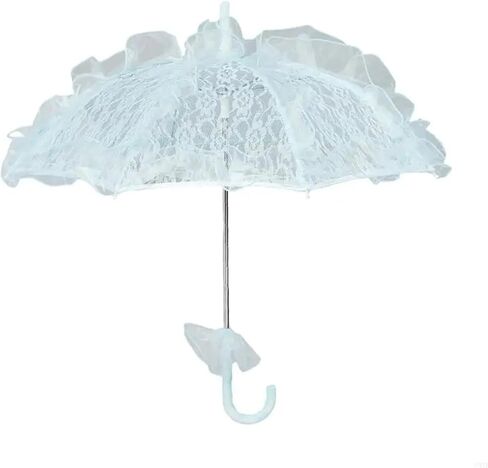 Wedding Lace Parasol Women Lace Protective Parasol with Flower Pattern for Various Formal Occasion Photo Accessory in Saudi Arabia