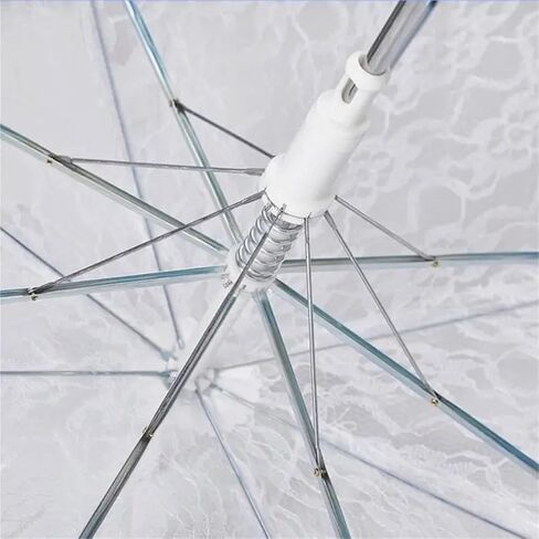 Wedding Lace Parasol Women Lace Protective Parasol with Flower Pattern for Various Formal Occasion Photo Accessory in Saudi Arabia