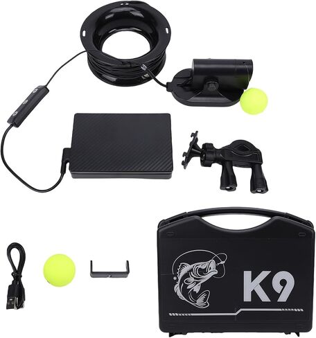 Drfeify Underwater Fishing Camera, HighClear Fish Finder with IR Light, Multiposition Modes for Night Fishing Enthusiasts in Saudi Arabia