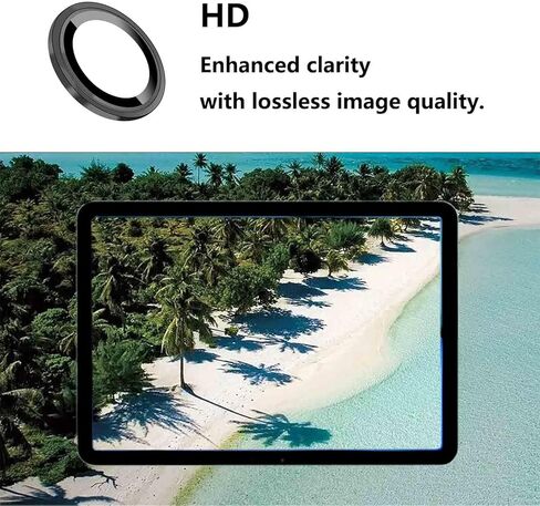 واقي عدسة الكاميرا لجهاز iPad Air 6 2024 مقاس 11 بوصة و13 بوصة، متوافق مع Mini وAir 2020/2022 وNew iPad 2024 - ملحق من الزجاج المقوى - عبوتين/فضي in Kuwait