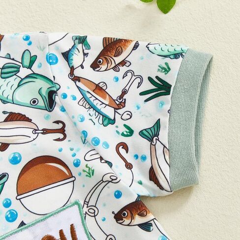 Newborn Baby Girl Boy Western Clothes Waffle Cow Summer Romper Short Sleeve Bodysuit Cowboy Country Clothes in Saudi Arabia