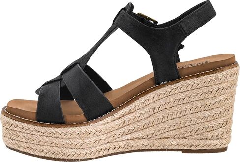 Corkys Footwear Hey Girl Women's Somethings Fishy Wedge - يتميز بجزء علوي بأشرطة مع إبزيم قابل للتعديل، ونعل خارجي مغلف بالجوت، ونعال داخلية مبطنة من مادة EVA، وكعب 9.75 سم in Kuwait