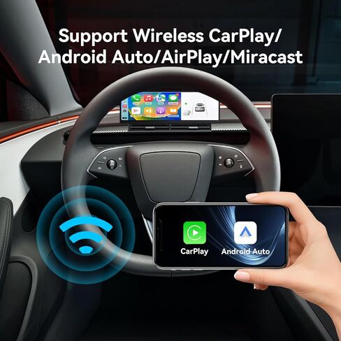 شاشة عرض أمامية مقاس 10.88 بوصة متوافقة مع طراز Tesla 3 Highland 2024 /Model Y Juniper 2025، شاشة عرض مجموعة أدوات ذكية تعمل باللمس مع CarPlay/Android Auto/Camera/Air Vent in Saudi Arabia