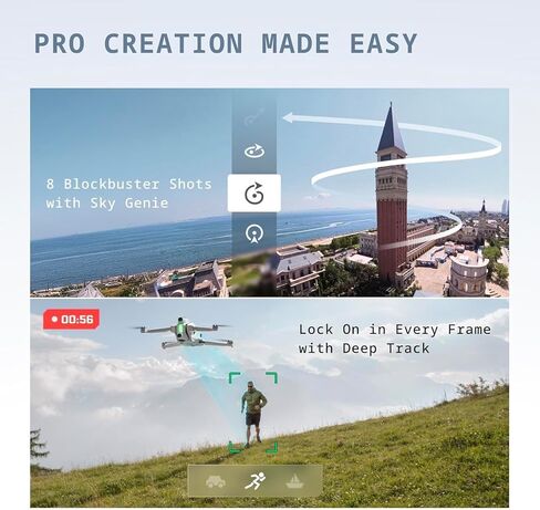 Antigravity A1 Infinity Bundle 8K 360 Drone | Vision Goggles + Grip Motion Controller, 3 High-Capacity Batteries, Obstacle Avoidance (DE001-03) + 64GB Card + Landing Pad + More (29pc Bundle) in Saudi Arabia