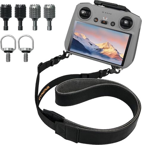 حبل تحكم عن بعد من CYNOVA لـ DJI RC 2 وRC Pro، حزام رقبة Mini 5 Pro، متوافق مع Mini 4 Pro/Mini 3 / DJI Flip/Mavic 4 Pro/Air 3S، ملحقات وحدة التحكم بالطائرة بدون طيار in Kuwait