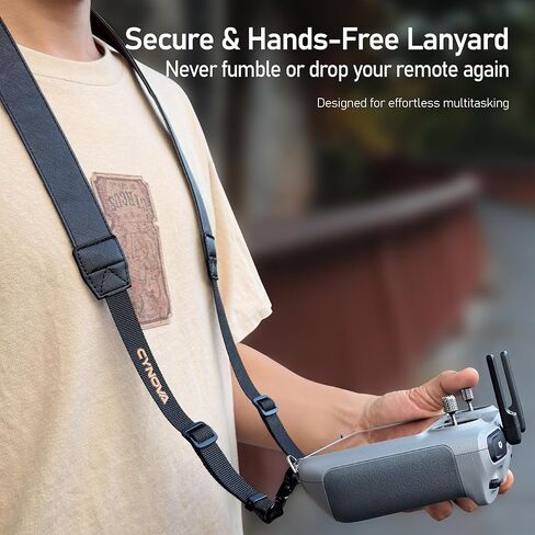 حبل تحكم عن بعد من CYNOVA لـ DJI RC 2 وRC Pro، حزام رقبة Mini 5 Pro، متوافق مع Mini 4 Pro/Mini 3 / DJI Flip/Mavic 4 Pro/Air 3S، ملحقات وحدة التحكم بالطائرة بدون طيار in Kuwait