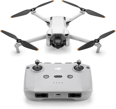 DJI - طائرة ميني 3 بدون طيار وجهاز تحكم عن بعد مع شاشة مدمجة (متجددة) in Kuwait