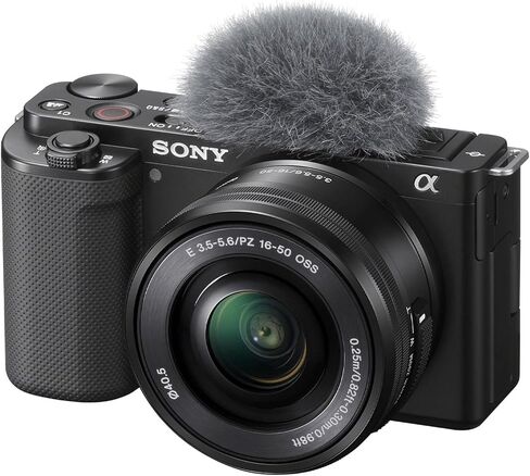 كاميرا Sony ZV-E10 بدون مرآة مع عدسة Sony E PZ مقاس 16-50 مم F/3.5-5.6 OSS + ذاكرة 64 جيجابايت + حامل ثلاثي عنكبوت + حقيبة كاميرا + حامل ثلاثي + قارئ بطاقات + بطارية إضافية + المزيد (حزمة 27 قطعة) (متجددة) in Kuwait