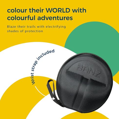 BANZ Bubzee Baby Headphones for Noise Protection - Baby Ear Muffs, Newborn Infant & Toddler, 0 to 36 Months, Adjustable (Prism) INCLUDES CASE in Kuwait