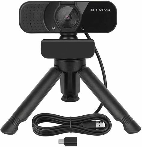 كاميرا ويب Gohero Full HD 1080P مع خاصية إلغاء الضوضاء، غطاء الخصوصية، التركيز التلقائي، عدسة واسعة الزاوية، تصحيح الضوء التلقائي، USB 2.0 لأجهزة الكمبيوتر المحمول، سطح المكتب، الكمبيوتر الشخصي، ماك in Saudi Arabia