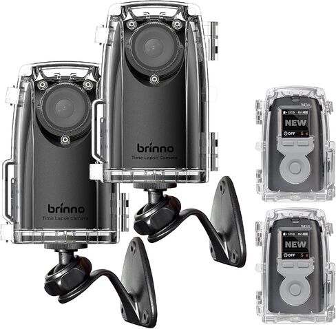 Brinno Time Lapse Camera BCC300-M - Outdoor Construction Jobsite, Plant, Weather Timelapse Camera - LCD Screen, Extended Battery Life, IPX4 Water-Resistant, Wall Mount in Saudi Arabia