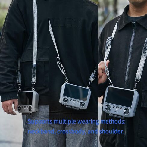 SMALLRIG Shoulder Strap for DJI RC, RC 2, RC Pro, and RC Pro2, Featuring Silicone Protection, Screw Connection, Widened Shoulder Strap, and Quick-Release Design - 5978 in Kuwait