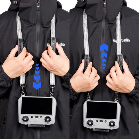 SMALLRIG Shoulder Strap for DJI RC, RC 2, RC Pro, and RC Pro2, Featuring Silicone Protection, Screw Connection, Widened Shoulder Strap, and Quick-Release Design - 5978 in Kuwait