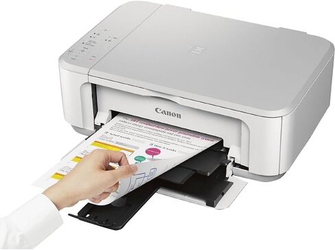 طابعة Canon Pixma MG3620 اللاسلكية النافثة للحبر الكل في واحد باللون الأبيض متعددة الوظائف 0515C023 حزمة مع كابل طابعة USB عالي السرعة بطول 6 أقدام ومجموعة Corel Photo Video (تنزيل رقمي) in Kuwait
