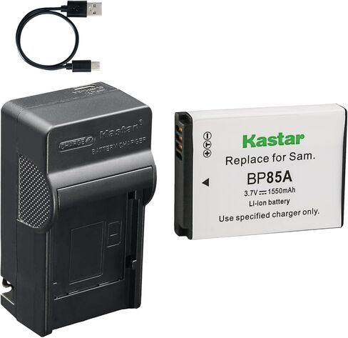 Kastar AC & USB-C Battery Charger, Compatible with Samsung BP-85A EA-BP85A, Compatible with PL210 SH100 ST200 ST200F WB210 Digital Cameras in Saudi Arabia