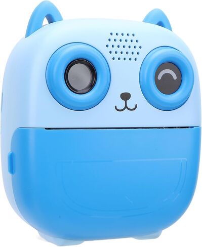 Fabater Instant Camera, 48MP 1080P Thermal Printing 2.4 Inch Screen 6X Zoom Portable Travel Kids Camera, Instant Print with Type C Charging 1300mAh Battery Music Games for Boys (Blue) in Saudi Arabia