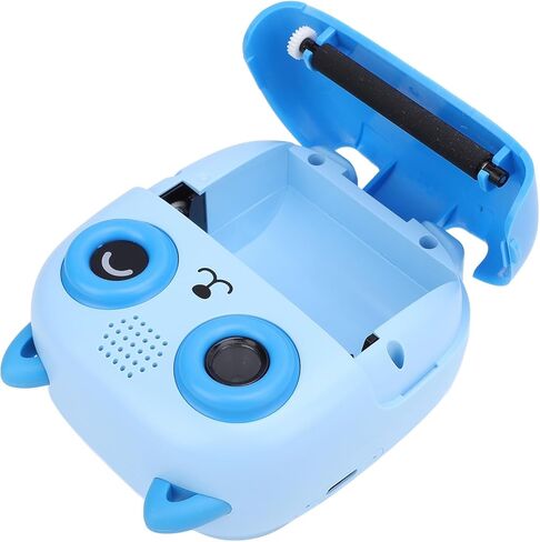 Fabater Instant Camera, 48MP 1080P Thermal Printing 2.4 Inch Screen 6X Zoom Portable Travel Kids Camera, Instant Print with Type C Charging 1300mAh Battery Music Games for Boys (Blue) in Saudi Arabia