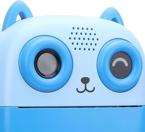 Fabater Instant Camera, 48MP 1080P Thermal Printing 2.4 Inch Screen 6X Zoom Portable Travel Kids Camera, Instant Print with Type C Charging 1300mAh Battery Music Games for Boys (Blue) in Saudi Arabia
