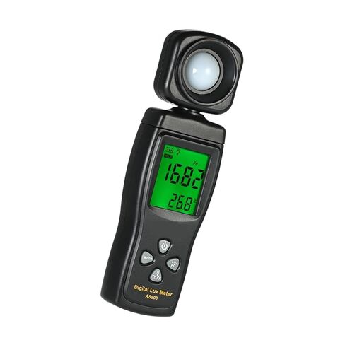 Mini Digital Lux Meter LCD Display Handheld Illuminometer Luminometer Photometer Luxmeter Light Meter 0-200000 Lux in Kuwait