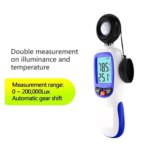 WT81 المهنية مقياس الإضاءة الرقمي دقة 0-20000 لوكس Luxmeter بيانات عقد شدة الضوء مقياس الحرارة in Kuwait