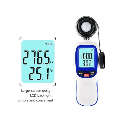 WT81 المهنية مقياس الإضاءة الرقمي دقة 0-20000 لوكس Luxmeter بيانات عقد شدة الضوء مقياس الحرارة in Kuwait