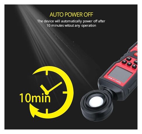 Digital Photometer Lux Meter Light Tester Photography Spectrometer Portable Brightness Detector 1-200,000 Luxmeter LCD Display in Kuwait