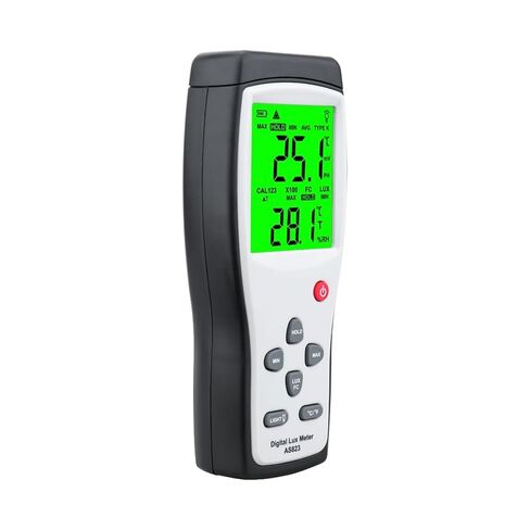 مقياس الضوء الرقمي Luxmeter 200,000Lux مقياس الإضاءة مقياس الطيف الضوئي لقياس الإضاءة الدقيق in Kuwait